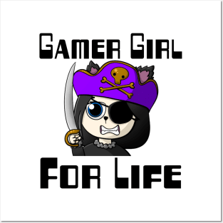 Gamer Girl For Life. Posters and Art